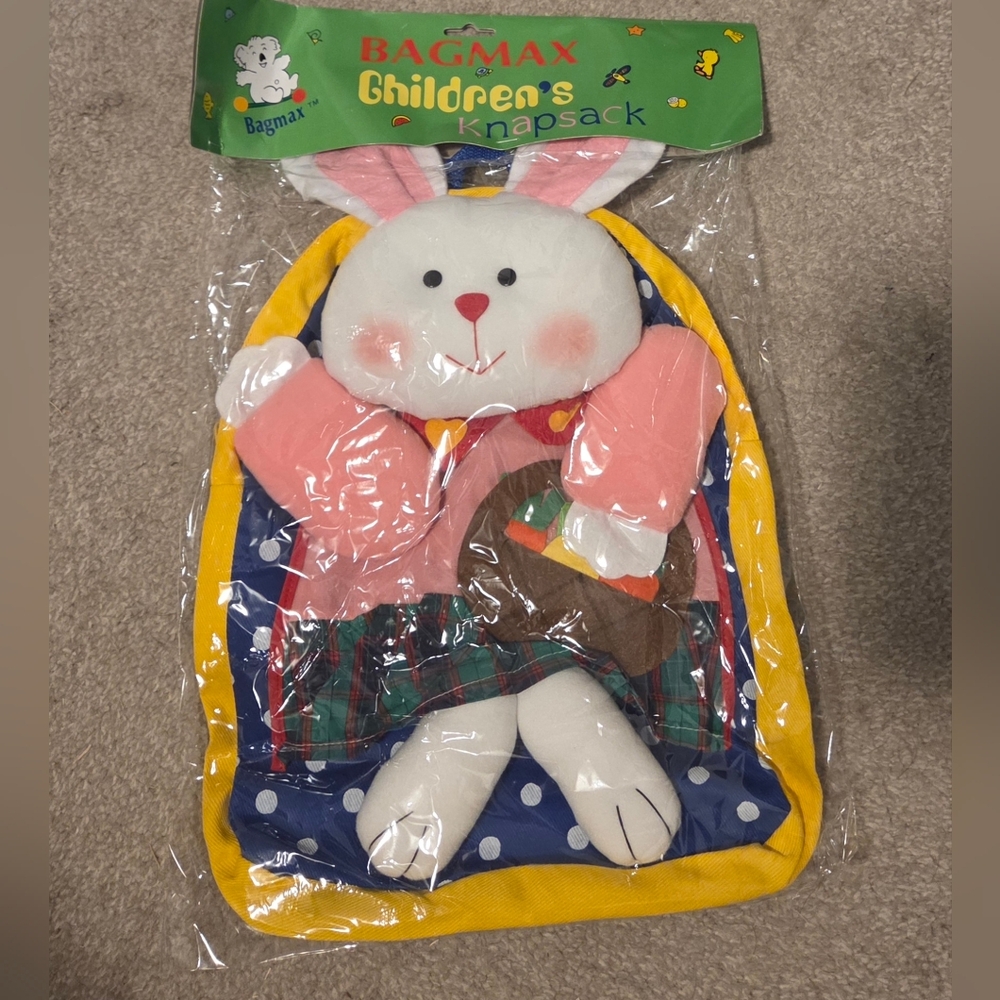 Pink Bunny Children's Knapsack